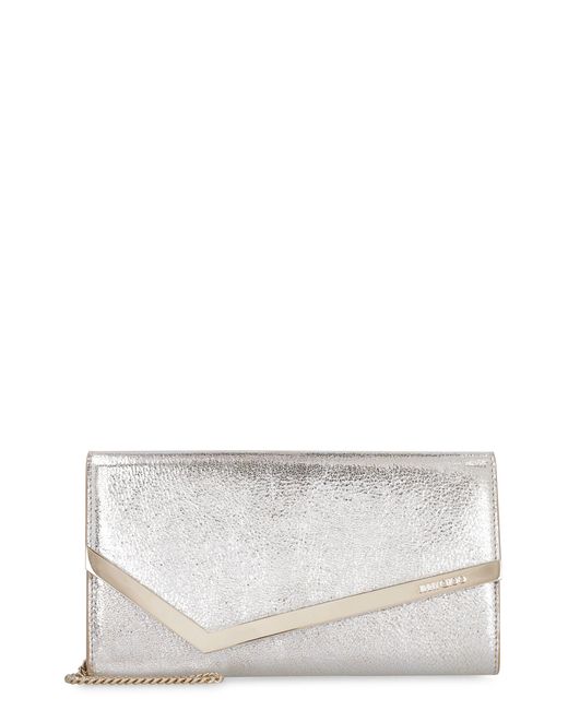 Jimmy Choo Women's White Nude Neutrals Leather Emmie