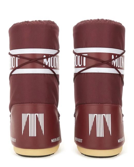 Moon Boot Red "Icon" Boot