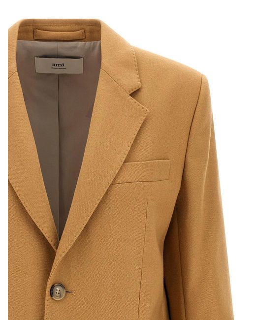 AMI Natural Wool Blazer