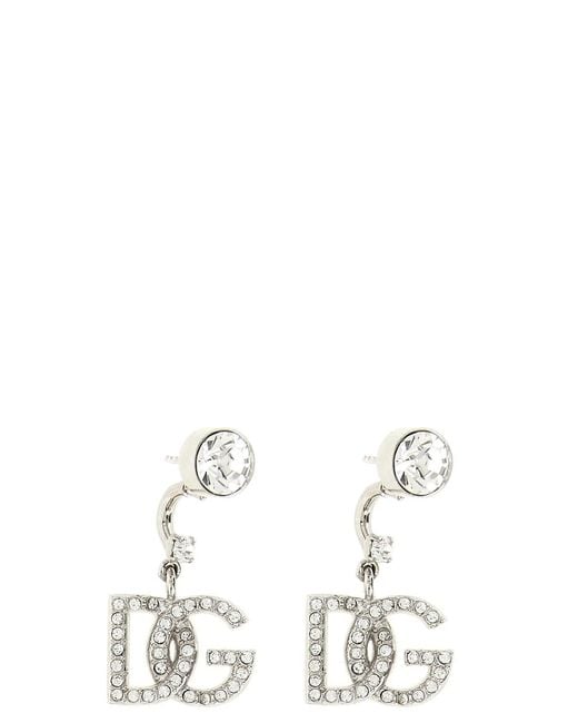 Dolce & Gabbana White Dolce & Gabbana 'Holiday' Earrings