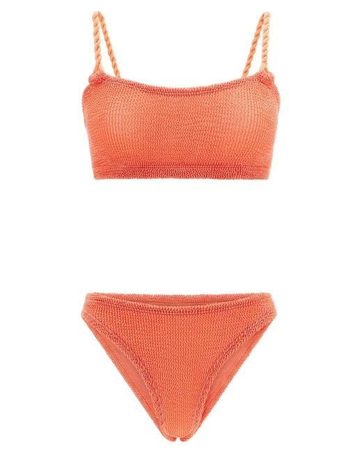 Hunza G Orange 'Phoebe' Bikini