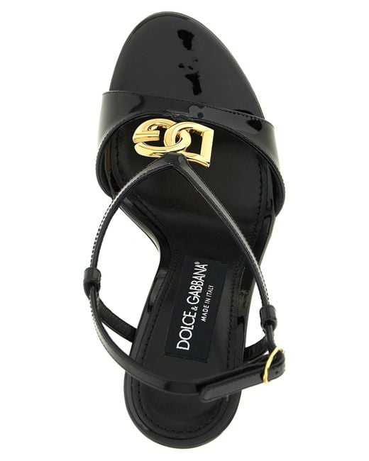Dolce & Gabbana Black Dolce & Gabbana 'Keira' Sandals