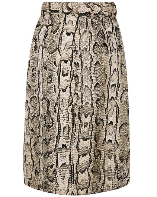 Dries Van Noten Natural Cheraz Midi Skirt