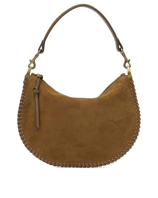 Isabel Marant Brown "Oskan Soft" Small Shoulder Bag