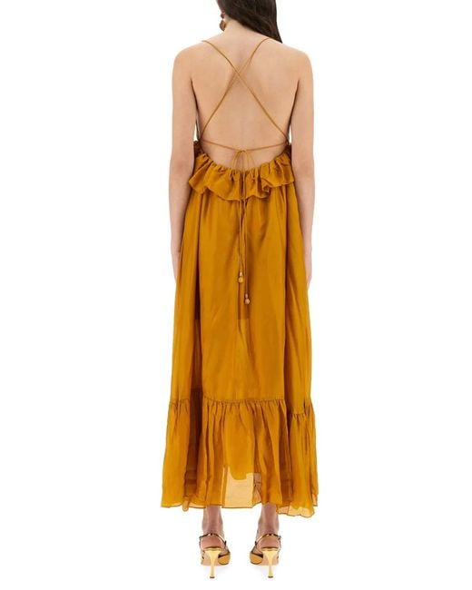 Zimmermann Yellow "Rhiannon" Dress