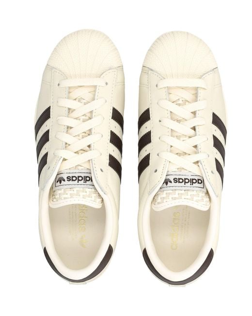 Adidas Originals White Superstar Lo Pro Sneakers