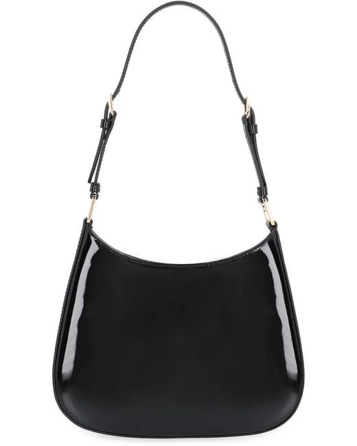Prada Black Cleo Leather Shoulder Bag