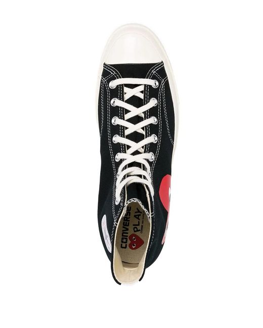 COMME DES GARÇONS PLAY White Chuck Taylor High-Top Sneakers