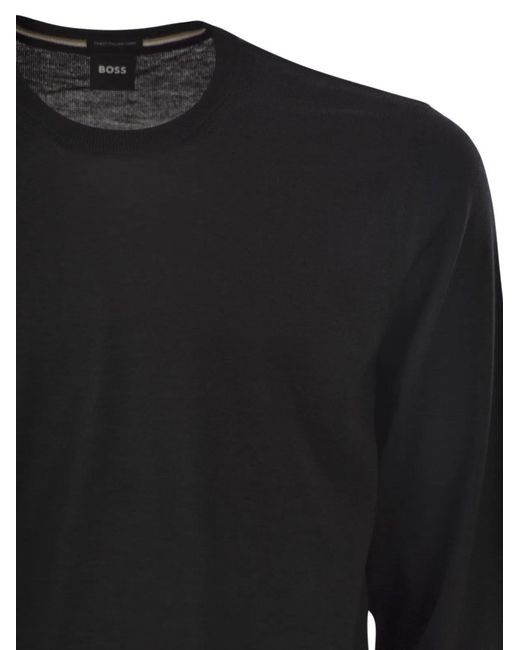Boss Black Slim Fit Crew Neck Jumper for men