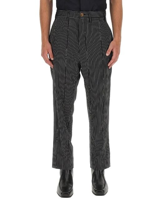 Vivienne Westwood Black Cruise Cropped Pants for men