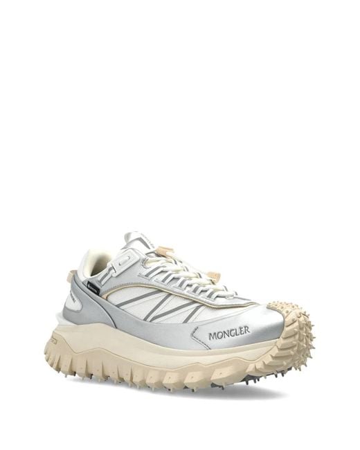 Moncler White "Trailgrip" Gtx Low Top Sneakers
