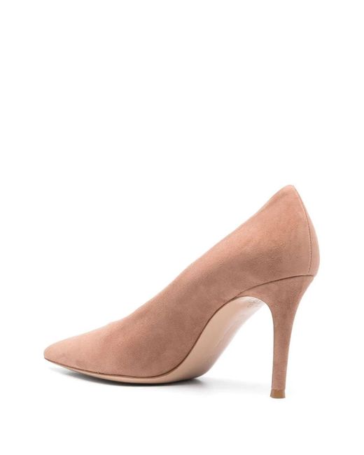 Gianvito Rossi Pink Shoes Camoscio