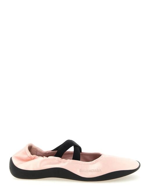 Balenciaga Pink 'Shibuya' Ballet Flats