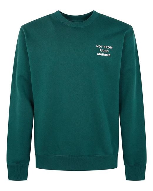 Drole de Monsieur Green "Bold Slogan" Sweatshirt for men