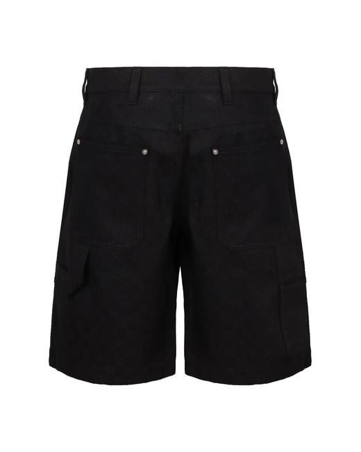 Gucci Black Short Gg Jacquard for men