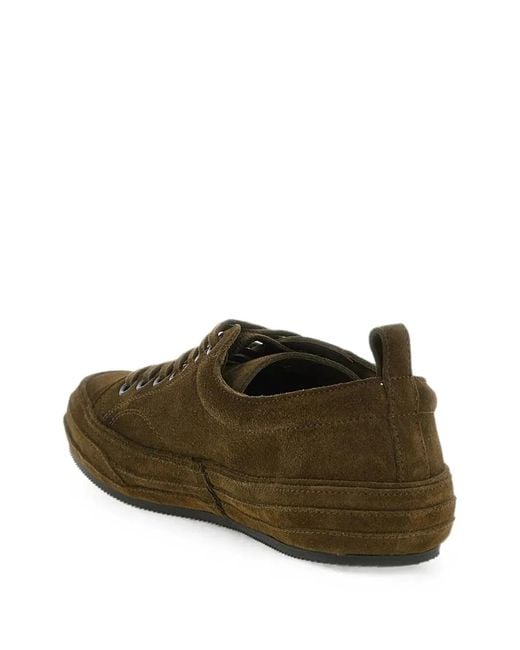 Tom Ford Green Suede "Dean" Sneakers for men