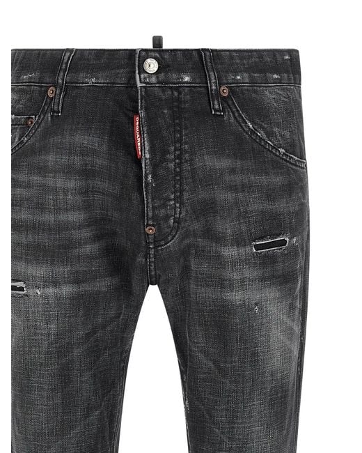 DSquared² Gray 'Teddy' Jeans for men