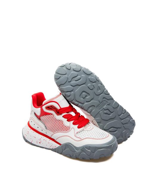 McQueen Pink Court Trainer Chunky Sneakers for men