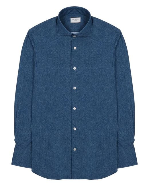 ARCHIVIUM BE UPDATED Blue Striped Shirt for men