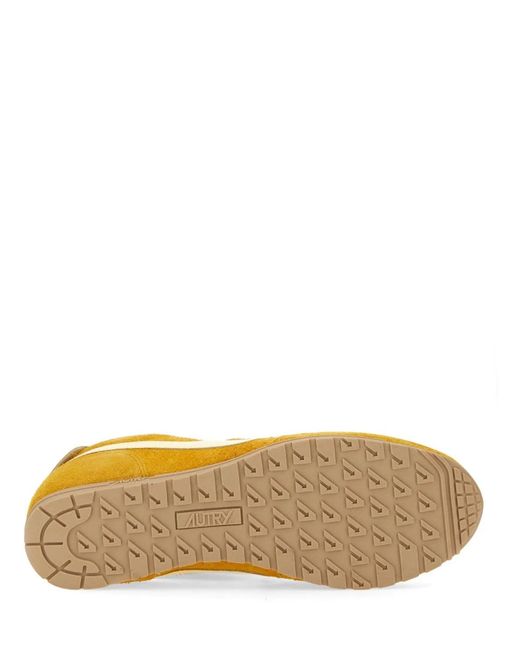 Autry Yellow "Windspin" Sneaker for men