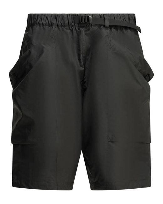 Goldwin Black "Rip-Stop" Technical Shorts for men