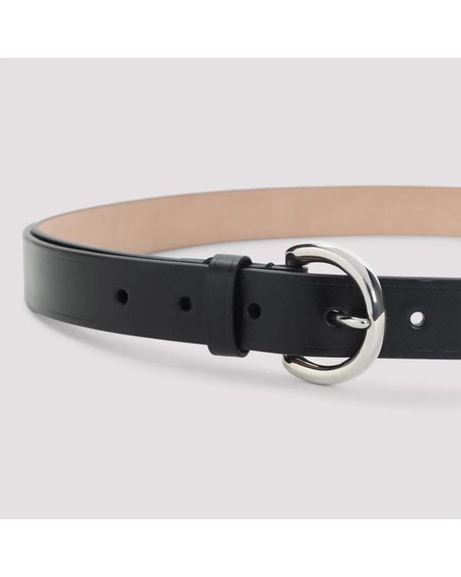 Phoebe Philo Blue Round Buckle 25Mm Belt