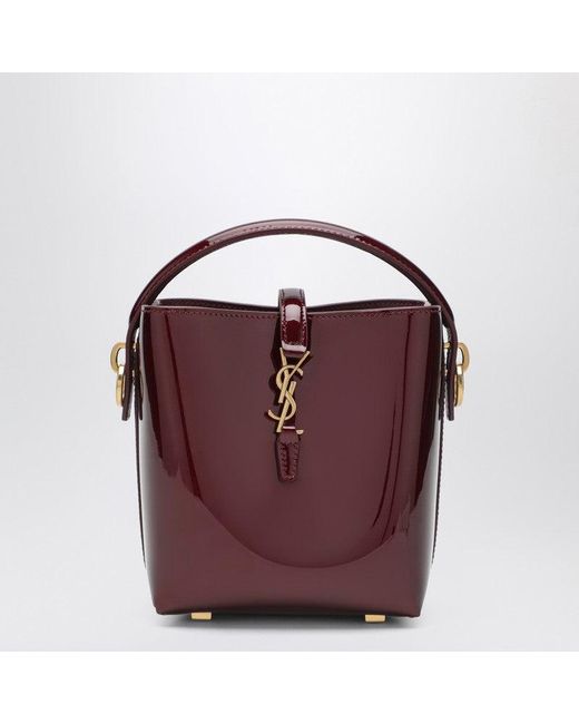 Saint Laurent Purple Mini Le 37 Bucket Bag