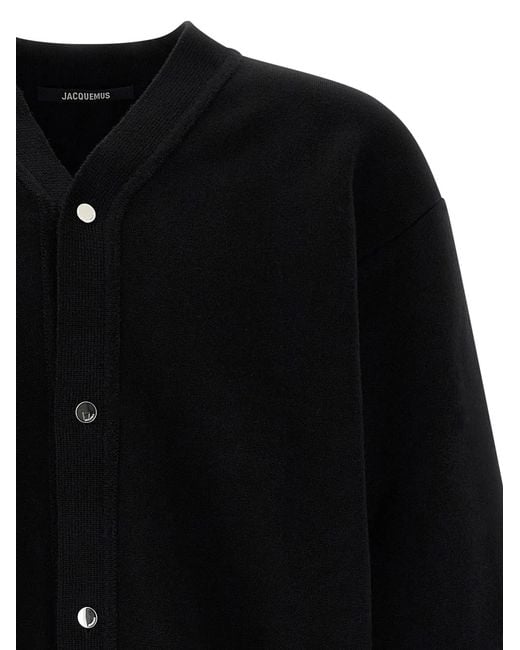 Jacquemus Black 'Le Cardigan Doppio' Cardigan for men
