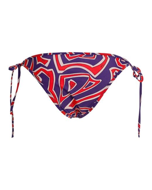 Emilio Pucci Red "Labirinto" Bikini Briefs