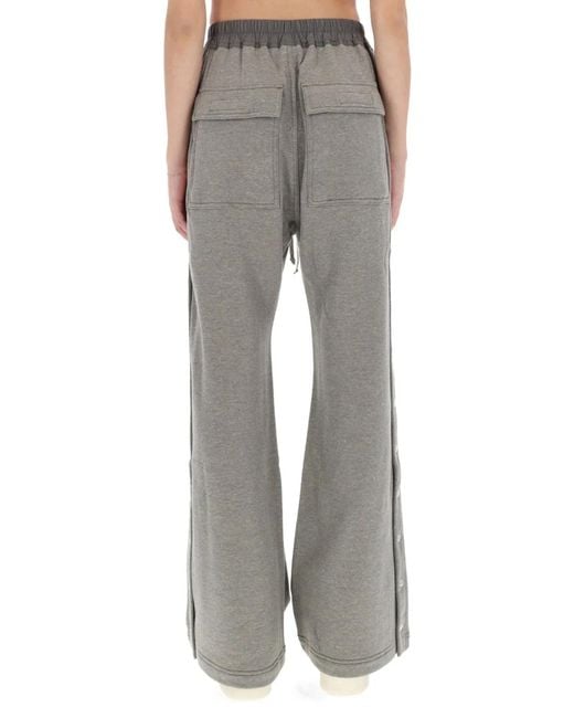 Rick Owens Gray Pants "Pusher"
