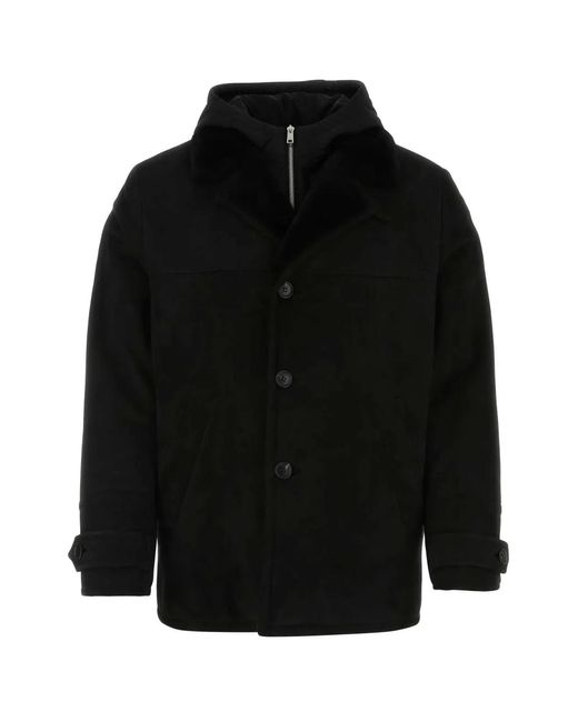 Prada Black Shearling Jacket for men
