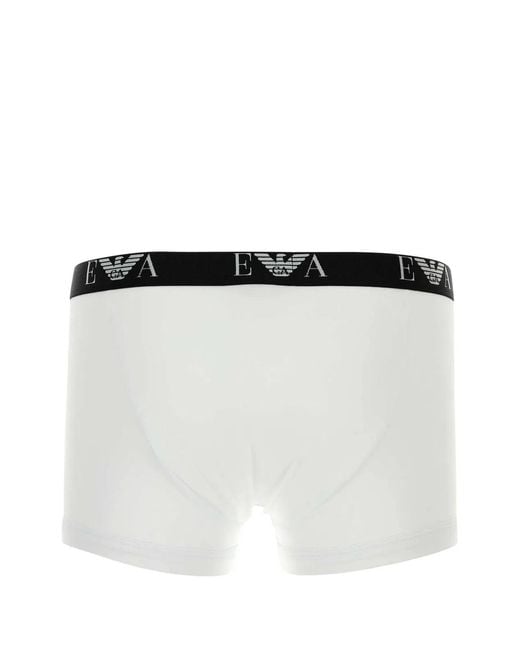 Emporio Armani Black 3-Pack Trunk for men