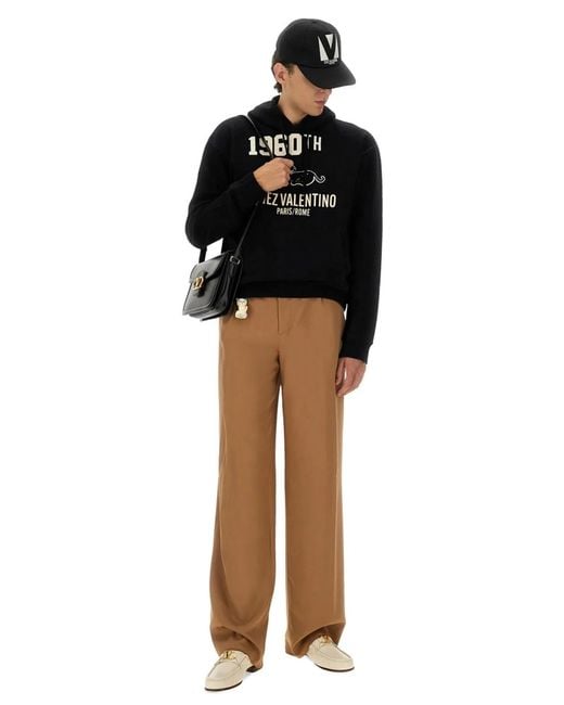 Valentino Black Sweater 1960 Chez for men