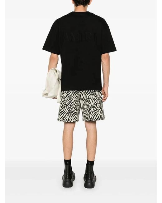 Amiri Black Oversized Tee for men