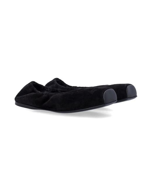 Alaïa Black Alaia Square Ballet Flats