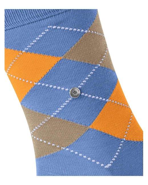 Burlington Blue Calze Manchester for men