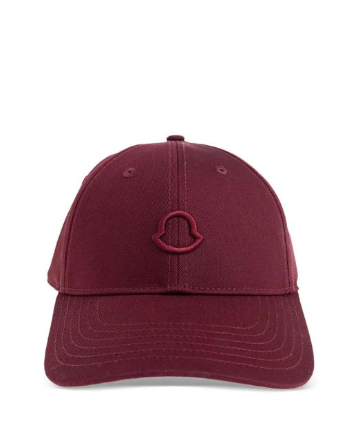 Moncler Red Baseball Cap