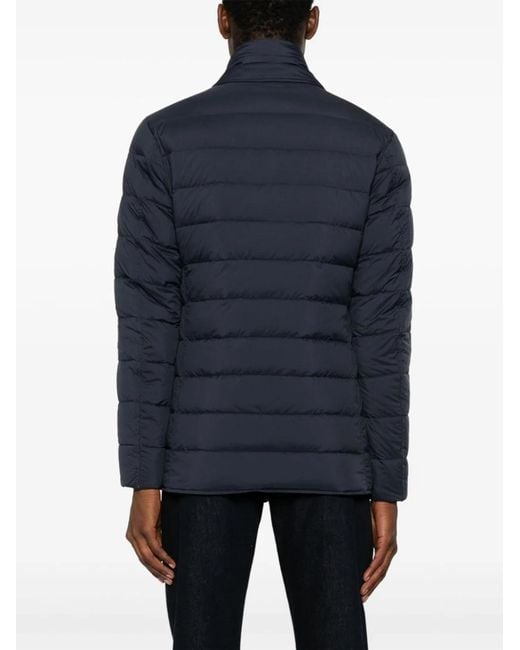 Herno Blue La Giacca Down Jacket for men