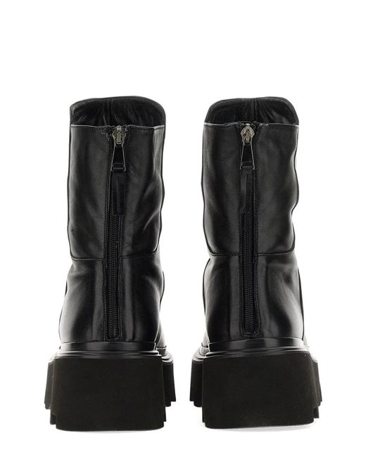 Elena Iachi Black Leather Boot