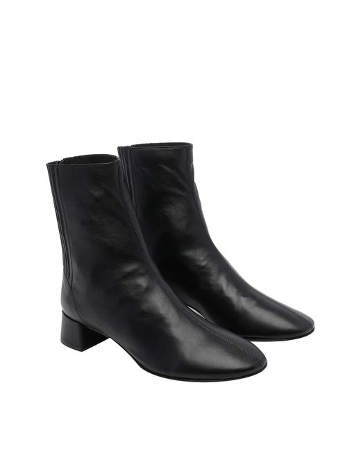 Aquazzura Black Tres Honore' Booties