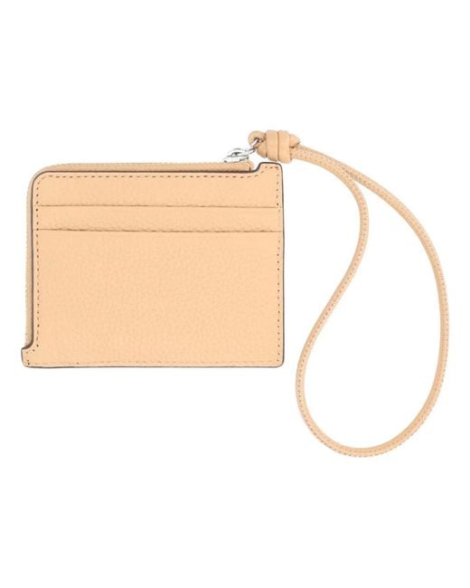 MICHAEL Michael Kors White Michael By Michael Kors Card Holder "Jet Set"