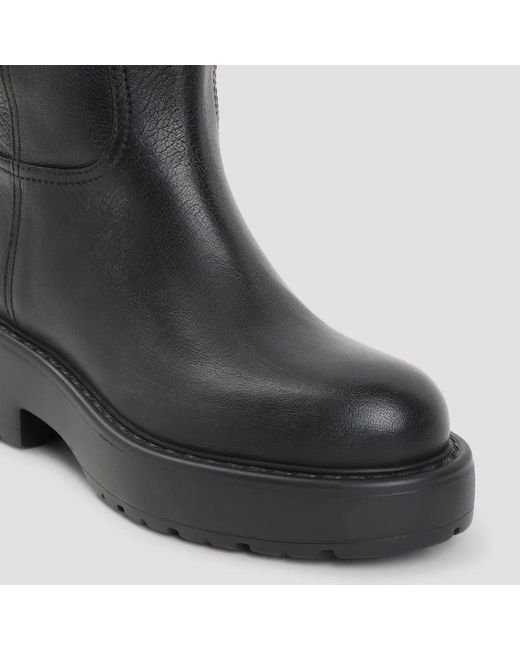 Miu Miu Black Leather Boots