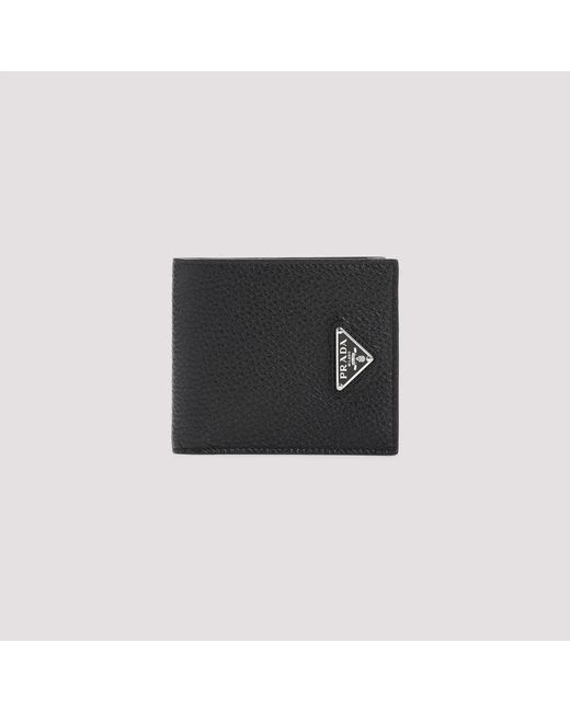 Prada Black Billford Wallet for men