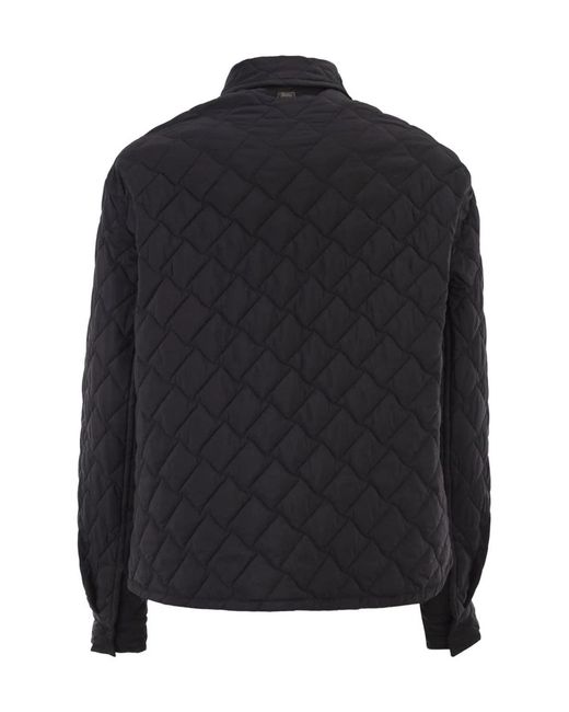 Herno Black Shirt-Style Jacket