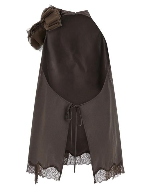 Magda Butrym Brown 'Blouse 01' Top