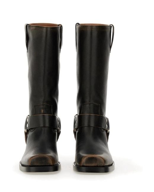 Paris Texas Black Stivale "Roxy"