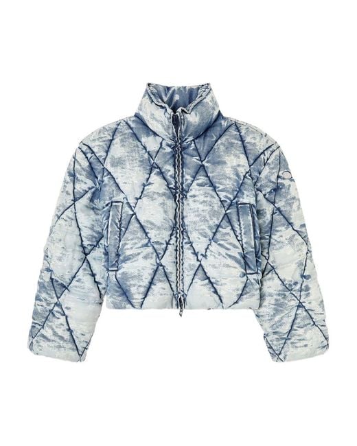 DIESEL Blue W-Histel Down Jacket