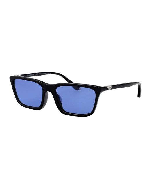 Emporio Armani Blue Acetate Sunglasses