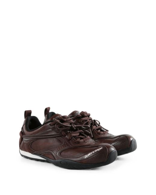 Balenciaga Brown Radar Leather