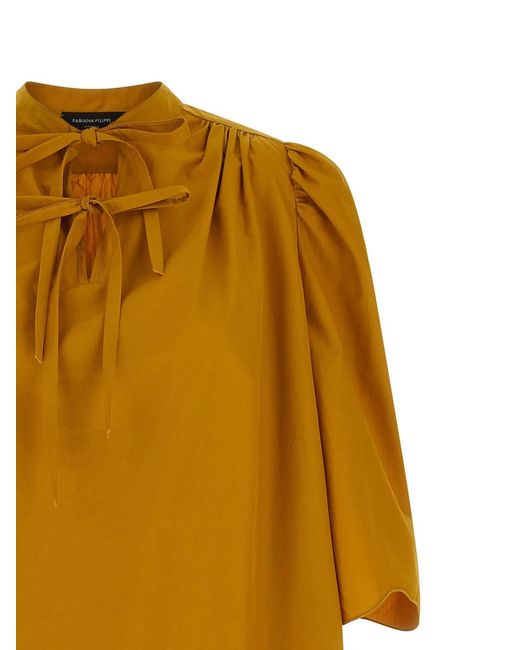 Fabiana Filippi Yellow Loose Dress